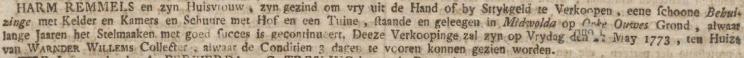 17730507 groninger courant verkoop huis in midwolda